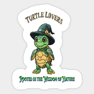 Nature Wisdom for Turtle Lovers Sticker